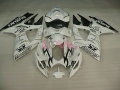 Corona - White Black Fairings and Bodywork For 2006-2007 GSX-R600 #LF6396