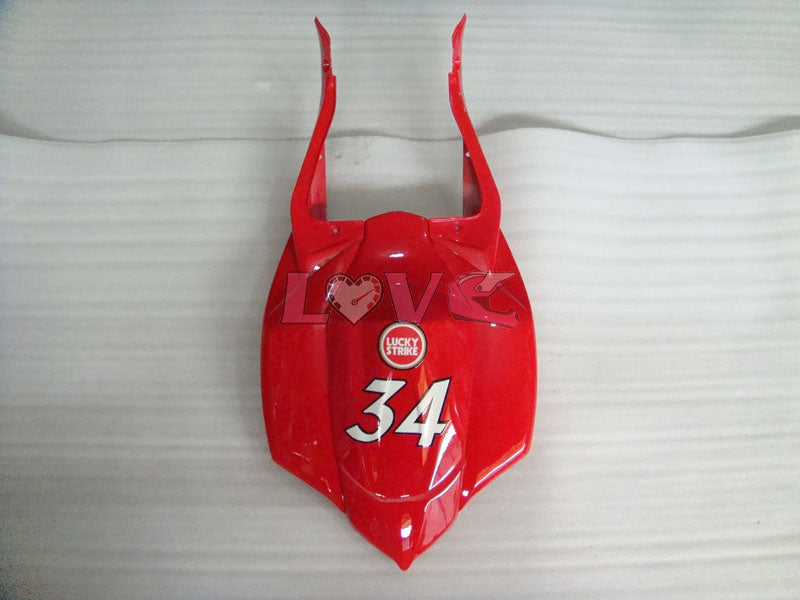 Lucky Strike - Red White Fairings and Bodywork For 2008-2010 GSX-R750 #LF6385