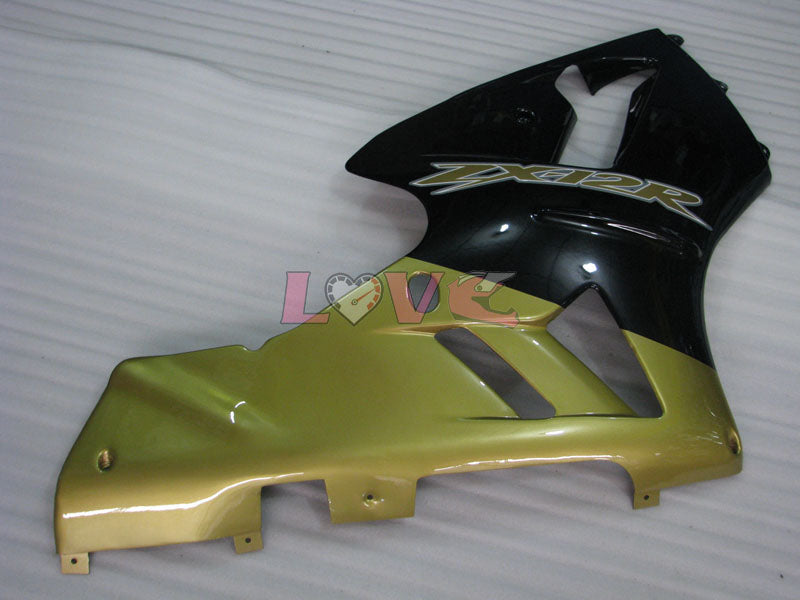 Factory Style - Black Gold Fairings and Bodywork For 2002-2005 NINJA ZX-12R #LF4839