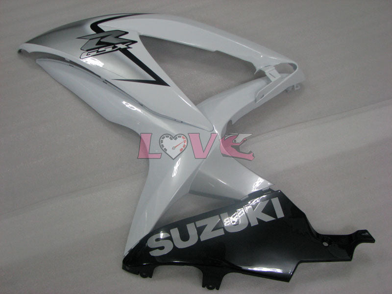 Factory Style - White Grey Fairings and Bodywork For 2008-2010 GSX-R600 #LF3951