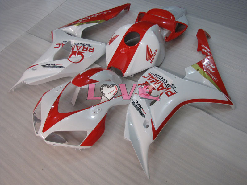 PRAMAC - Red White Fairings and Bodywork For 2006-2007 CBR1000RR #LF4385