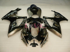 Factory Style - Black Grey Fairings and Bodywork For 2006-2007 GSX-R750 #LF4008