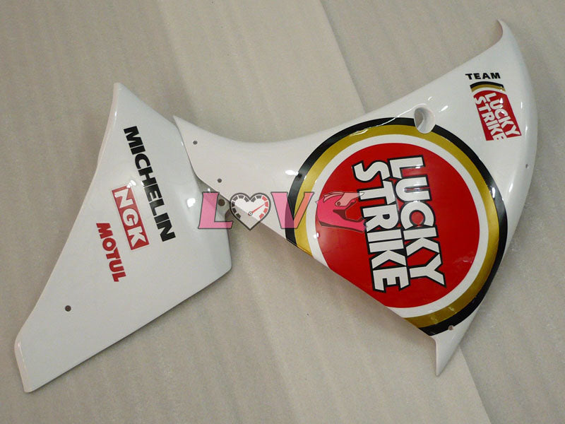 Lucky Strike - Red White Fairings and Bodywork For 2009-2011 YZF-R1 #LF3649