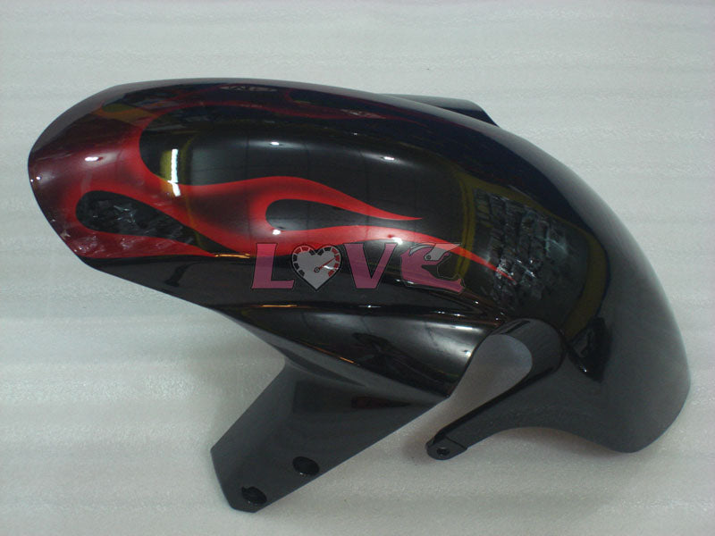 Flame - Red Black Fairings and Bodywork For 2004-2005 GSX-R600 #LF6651