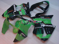 Monster - Green Black Fairings and Bodywork For 2000-2002 NINJA ZX-6R #LF6141