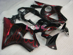 Flame - Red Black Fairings and Bodywork For 2002-2003 CBR954RR #LF5195