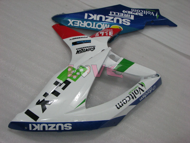 FIXI - Blue White Fairings and Bodywork For 2008-2010 GSX-R600 #LF3979