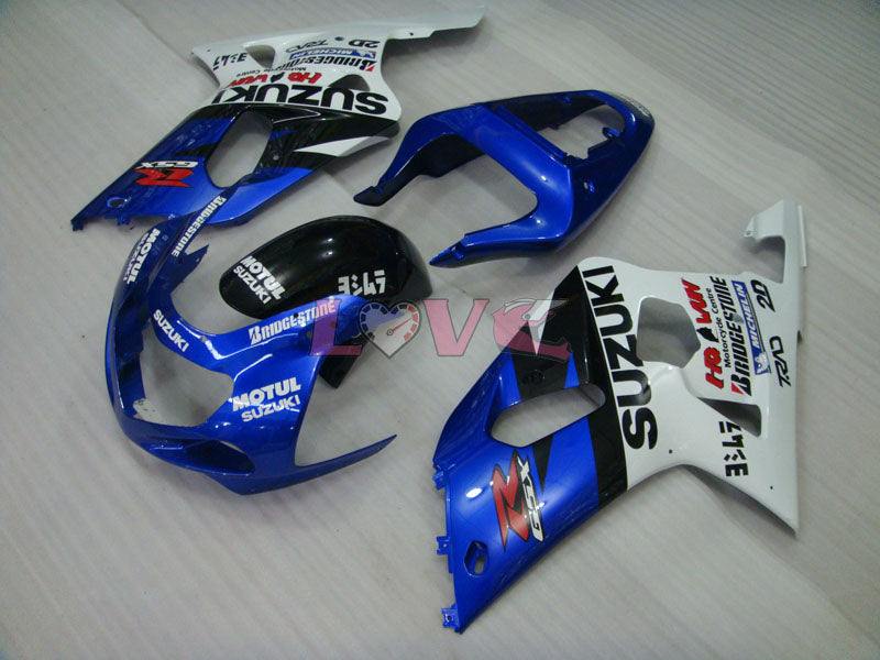 MOTUL - Blue White Fairings and Bodywork For 2001-2003 GSX-R600 #LF4271