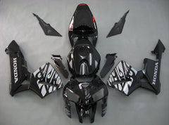 Flame - Black Silver Fairings and Bodywork For 2005-2006 CBR600RR #LF7581