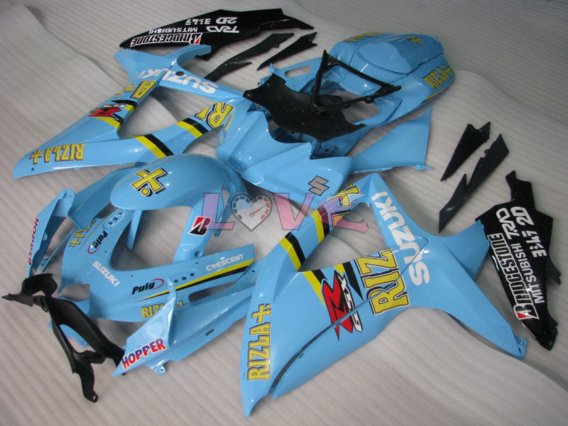 Rizla+ - Blue Black Fairings and Bodywork For 2008-2010 GSX-R600 #LF6184