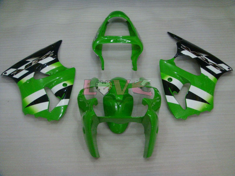 Flame - Red Black Fairings and Bodywork For 2000-2002 NINJA ZX-6R #LF6149