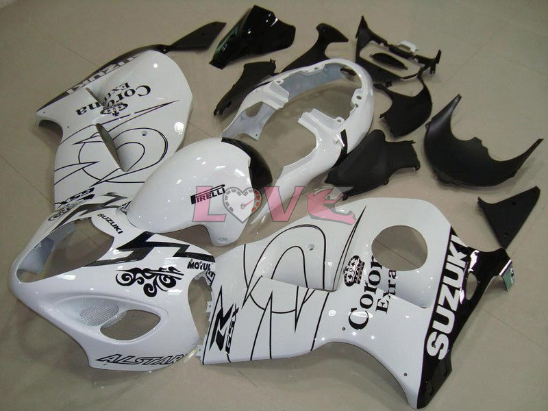 Corona MOTUL - White Black Fairings and Bodywork For 1999-2007 Hayabusa #LF5276