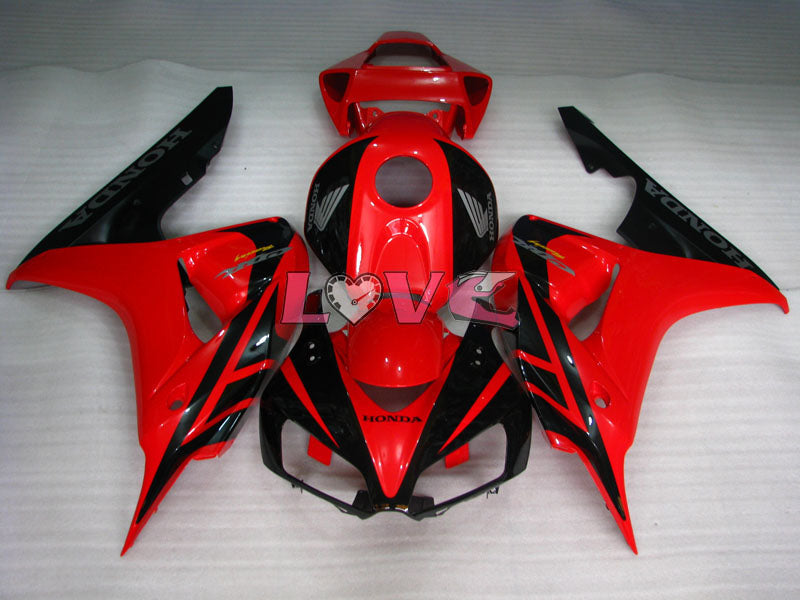 Fireblade - Red Black Fairings and Bodywork For 2006-2007 CBR1000RR #LF7254