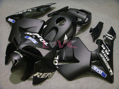 MICHELIN RK Repsol - Black Matte Fairings and Bodywork For 2005-2006 CBR600RR #LF7488