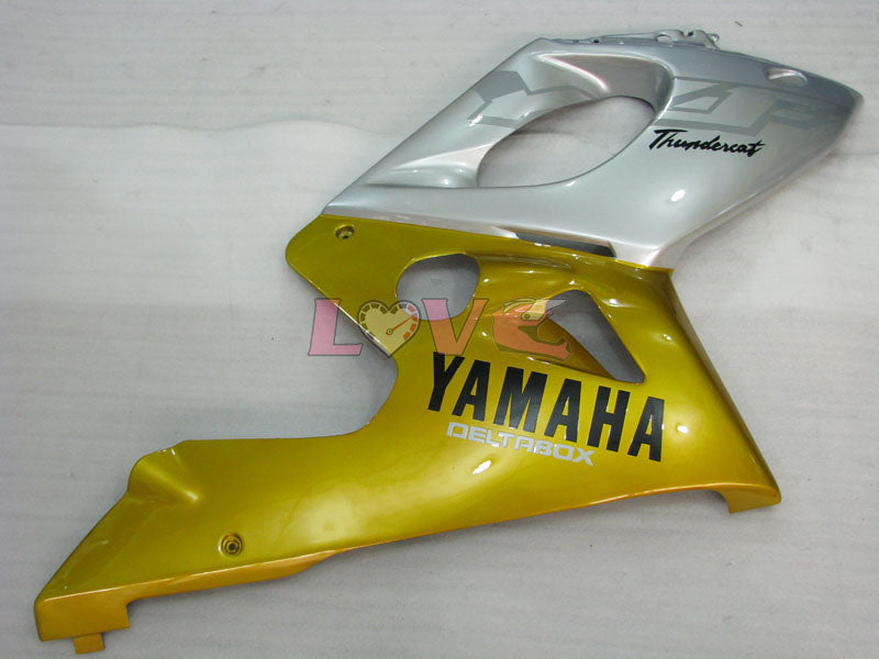 Factory Style - Yellow Silver Fairings and Bodywork For 1997-2007 YZF600R #LF7928
