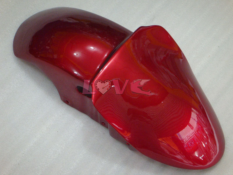 Flame - Red Black Fairings and Bodywork For 2000-2002 NINJA ZX-6R #LF3324