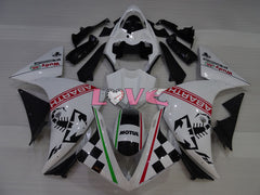 ABARTH - Black White Fairings and Bodywork For 2009-2011 YZF-R1 #LF3637