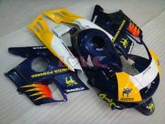 Camel - Yellow Purple Fairings and Bodywork For 1991-1994 CBR600F2 #LF4542