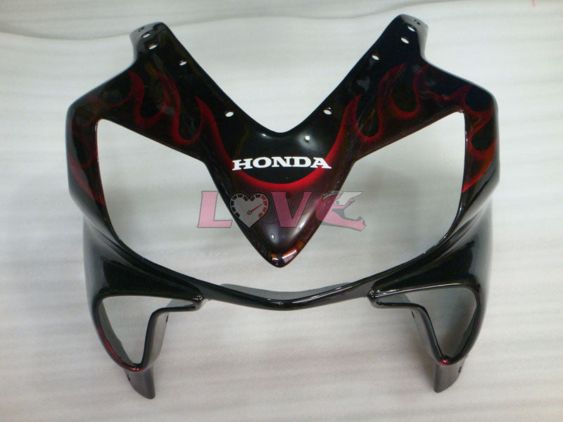 Flame - Red Black Fairings and Bodywork For 2001-2003 CBR600F4i #LF4491