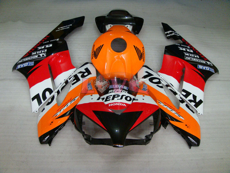 Repsol - Orange Black Fairings and Bodywork For 2004-2005 CBR1000RR #LF4393