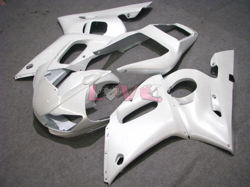 Factory Style - White Matte Fairings and Bodywork For 1998-2002 YZF-R6 #LF6811