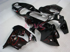 Flame - Red Black Fairings and Bodywork For 2000-2001 NINJA ZX-9R #LF4919