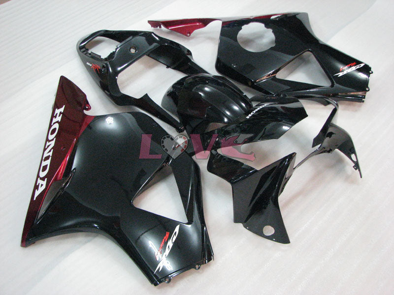 Flame - Red Black Fairings and Bodywork For 2002-2003 CBR954RR #LF4476
