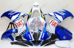 FIAT - Blue White Fairings and Bodywork For 2004-2006 YZF-R1 #LF7009