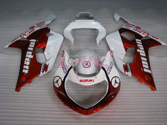 MOTUL - Red White Fairings and Bodywork For 2001-2003 GSX-R600 #LF4268