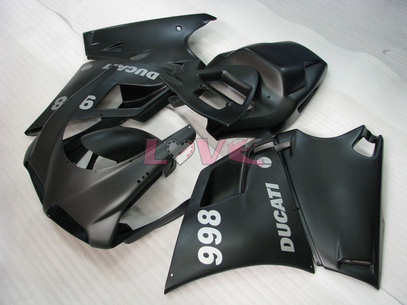 Factory Style - Black Matte Fairings and Bodywork For 2002-2004 998 #LF5586