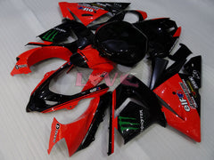 Monster - Red Black Fairings and Bodywork For 2004-2005 Ninja ZX-10R #LF3271