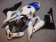 Konica Minolta - White Black Fairings and Bodywork For 2007-2008 CBR600RR #LF7459
