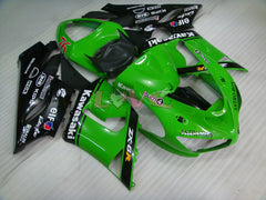 Nakano - Green Black Fairings and Bodywork For 2005-2006 NINJA ZX-6R #LF5974