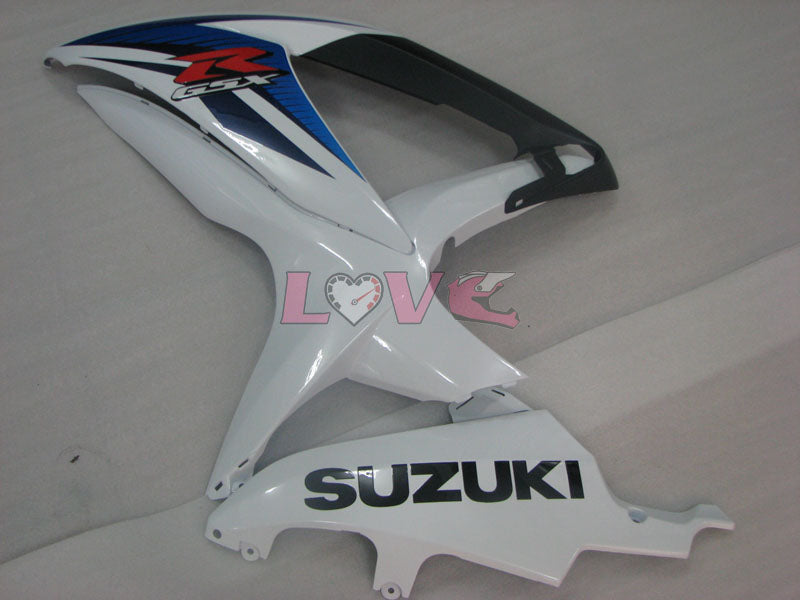 Factory Style - Blue White Fairings and Bodywork For 2008-2010 GSX-R600 #LF3949