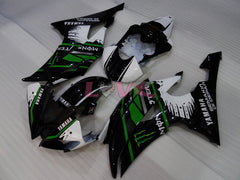 Monster - Green White Black Fairings and Bodywork For 2008-2016 YZF-R6 #LF3396