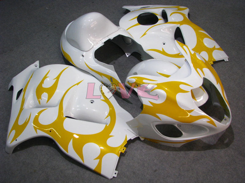 Factory Style Customize - Yellow White Fairings and Bodywork For 2008-2020 Hayabusa #LF3784