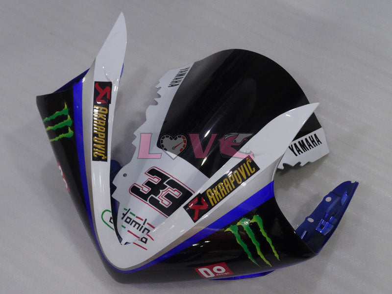 Monster - Blue White Fairings and Bodywork For 2007-2008 YZF-R1 #LF3669