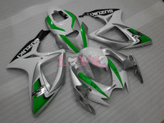 Factory Style - Green Silver Fairings and Bodywork For 2006-2007 GSX-R750 #LF6528