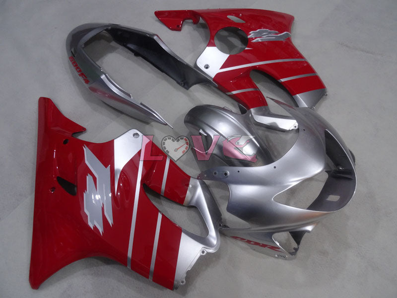Factory Style - Red Silver Fairings and Bodywork For 1999-2000 CBR600F4 #LF4519