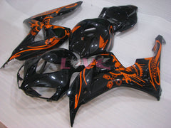 Customize - Orange Black Fairings and Bodywork For 2006-2007 CBR1000RR #LF4375