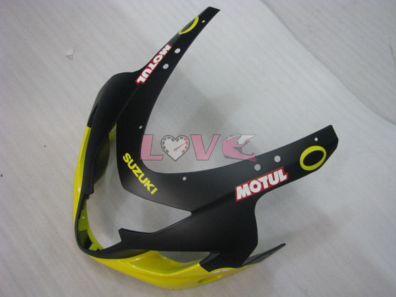 DUNLOP Jordan MOTUL - Yellow Black Matte Fairings and Bodywork For 2004-2005 GSX-R600 #LF6640