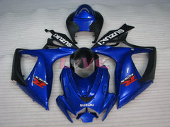 Factory Style - Blue Black Fairings and Bodywork For 2006-2007 GSX-R600 #LF4023