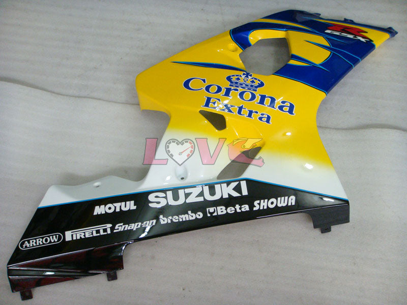 Corona - Yellow Blue Fairings and Bodywork For 2004-2005 GSX-R750 #LF6594