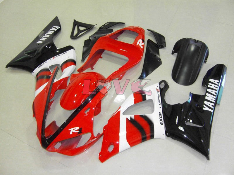 Factory Style - Red White Fairings and Bodywork For 2000-2001 YZF-R1 #LF7051