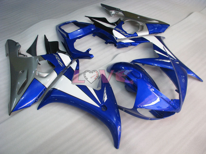 Factory Style - Blue Fairings and Bodywork For 2003-2004 YZF-R6 #LF3561