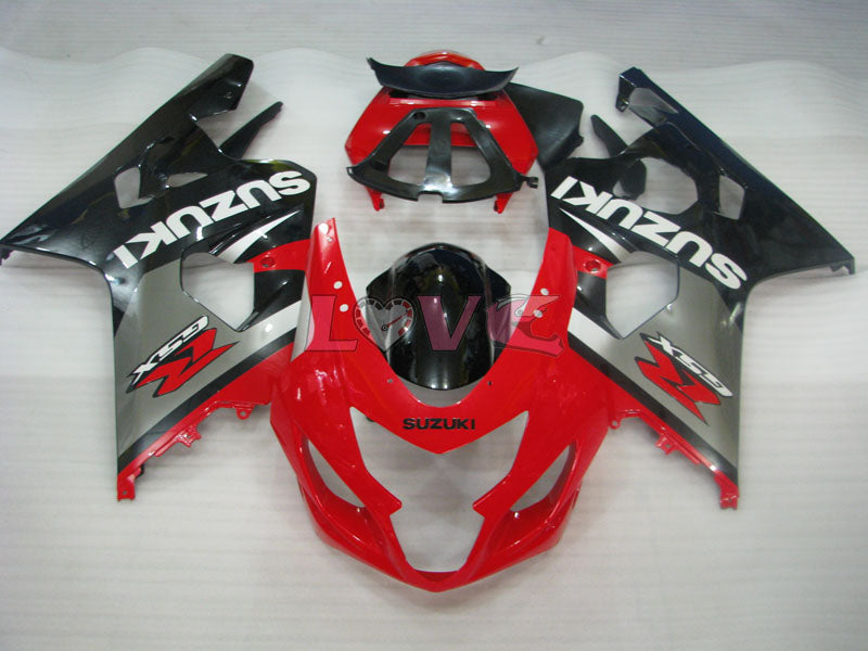 Factory Style - Red Black Fairings and Bodywork For 2004-2005 GSX-R600 #LF4098