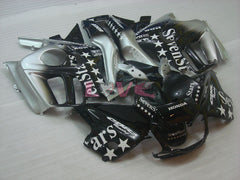 SevenStars - Black Silver Fairings and Bodywork For 1995-1996 CBR600F3 #LF4529