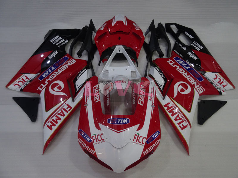 FIAMM - Red White Black Fairings and Bodywork For 2009-2011 1198 #LF3111