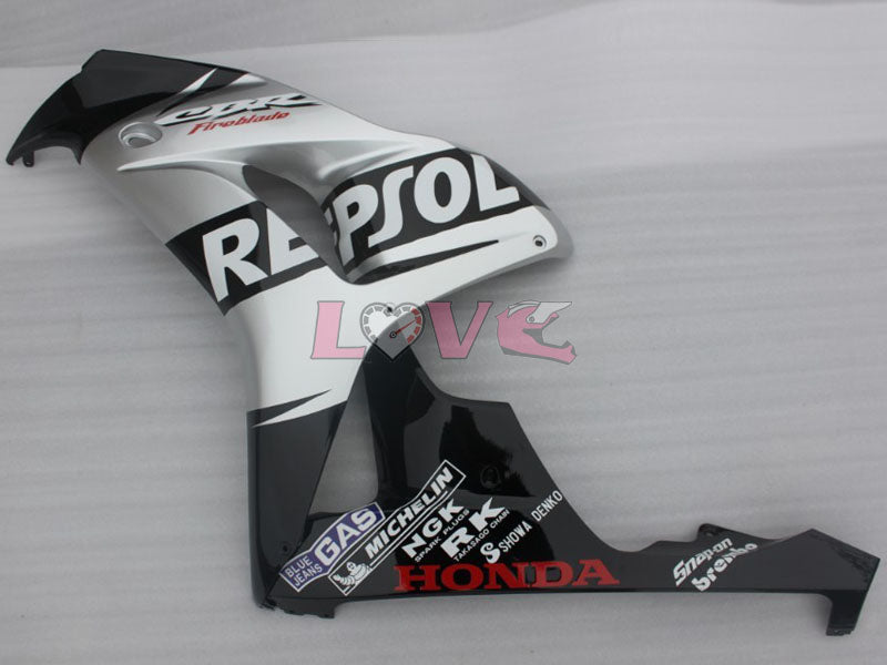 Repsol - Black Silver Fairings and Bodywork For 2006-2007 CBR1000RR #LF4380