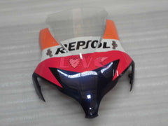 Repsol - Orange Black Fairings and Bodywork For 2008-2011 CBR1000RR #LF7109